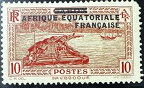 [Postage Stamps from Gabon Overprinted, type A4]