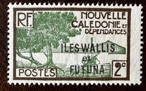 [Sellos de Nueva Caledonia de 1.928 con la sobrecarga: "ILES WALLIS - et - FUTUNA", tipo F1]