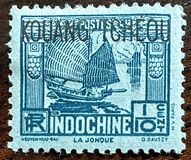 [Indochinese Postage Stamps Overprinted "KOUANG-TCHÈOU", type J]