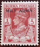 [No. 19-34 Overprinted "MILY ADMIN" in 2 Types, type M]