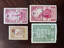 [Turkish Postage Stamps Overprinted "Adana December 1st, 1921" in 2 Lines, type IS]