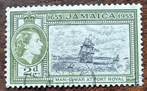 [The 300th Anniversary of Jamaica's Status as British Territory, type DV]