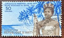 [Election of Miss Claudinette Fouchard, "Miss Haiti", as World "Sugar Queen, 1960", type FI]