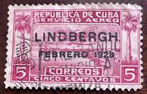 [Airmail - Lindbergh Commemoration, Not Issued Stamp Overprinted "LINDBERGH - FEBRERO 1928", type BE1]