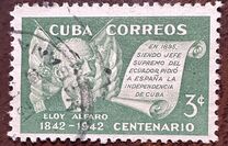 [The 100th anniversary of the Birth of E. Alfaro - Former President of Ecuador, type FI]