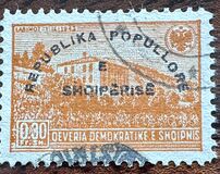 [Declaration of the People's Republic - Postage Stamps of 1945 Overprinted "REPUBLIKA POPULLORE - E - SHQIPËRISË", type DU1]
