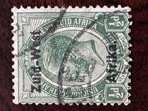 [South Africa Postage Stamps Overprinted "South West(14½mm wide) Africa" or "Zuid-West Afrika" - Overprint Spaced 14mm, type A1]
