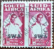 [South Africa Postage Stamps Overprinted "SWA", Scrivi BB7]
