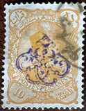 [No. 106-112 Handstamped in Violet, type AC1]