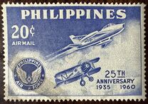 [Airmail - The 25th Anniversary of Philippine Air Force, type XQ]