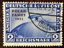 [Graf Zeppelin's North Pole Flying - Overprinted "POLAR - FAHRT - 1931", tegund DN1]