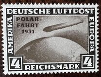 [Graf Zeppelin's North Pole Flying - Overprinted "POLAR - FAHRT - 1931", tegund DN2]
