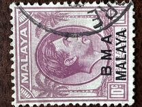 [Straits Settlements Postage Stamps Overprinted "B M A MALAYA" in Black or Red Colour, type A6]