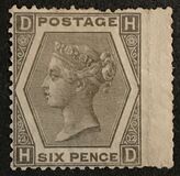 [Queen Victoria - White Control Numbers in Corners, type U2]