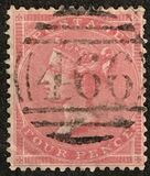 [Queen Victoria - Without Control Letters in Corners, type F2]