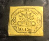 [Coat of Arms - Black Print on Colored Glazed Paper, 類型 Q]