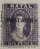 [Overprinted "POSTAGE" - Larger Overprint, type T2]