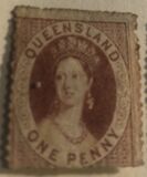 [Queen Victoria - As Previous, Rough Perforation, type A12]