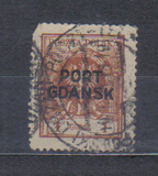 [Polish Postage Stamps Overprinted "PORT GDAŃSK", type A]