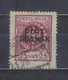 [Polish Postage Stamps Overprinted "PORT GDAŃSK", type A7]