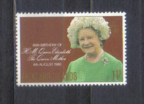 [The 80th Anniversary of the Birth of Queen Elizabeth the Queen Mother, 1900-2002, tegund IB]