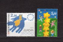 [EUROPA Stamps - Tower of 6 Stars, प्रकार QN]