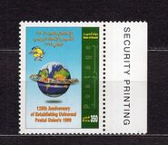 [The 125th Anniversary of Universal Postal Union, type AJH2]