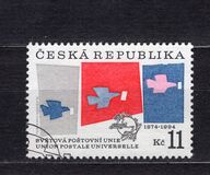 [120th Anniversary of the Universal Postal Union, type AW]