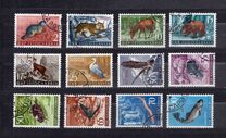[Jugoslav Fauna - Yugoslav Stamps of 1954 in Changed Colors and Overprinted "STT VUJNA", type CN]