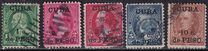 [United States Postage Stamps Surcharged, type AA]