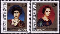 [EUROPA Stamps - Famous Women, タイプ AV]