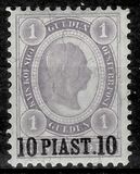 [Austrian Postage Stamps No.78-79 Surcharged, type I]