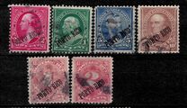 [American Occupation . American Postage Stamps Overprinted "PORTO RICO", type P]