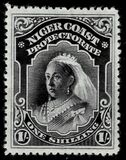 [Widow Queen Victoria - Inscription NIGER COAST PROTECTORATE", type F]