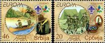 [EUROPA Stamps - The 100th Anniversary of Scouting, type BP]