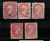 [Queen Victoria - Size: 20 x 24mm, tegund D]
