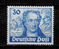 [The 200th Anniversary of the Birth of Johann Wolfgang von Goethe - Poet, tegund S]