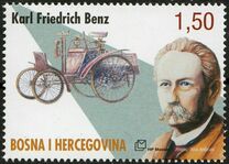 [The 160th Anniversary of the Birth of Karl Friedrich Benz, 1844-1929, Tipi EF]
