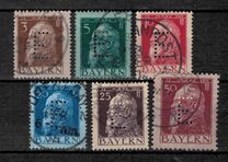 [The 90th Anniversary of the Birth of Prince Luitpold - Type I: Small 9 and no Foot on 1 in "1911". Type II: Large 9 and Foot on 1 in "1911", Typ F]