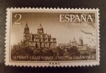 [Stamp Day - The 700th Anniversary of the Founding of the University of Salamanca, type ANT]
