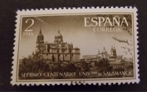 [Stamp Day - The 700th Anniversary of the Founding of the University of Salamanca, type ANT]