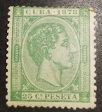[Alfonso XII - "CUBA 1878", tipo E8]