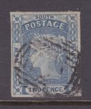 [Queen Victoria - Colored Paper. 4 Winged "Stars" in Corners, type B1]