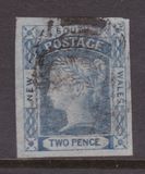[Queen Victoria - Colored Paper. 4 Winged "Stars" in Corners, type B3]
