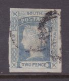 [Queen Victoria - Colored Paper. 4 Winged "Stars" in Corners, type B3]
