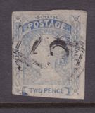 [Queen Victoria - Colored Paper. 4 Winged "Stars" in Corners, type B2]