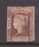 [Queen Victoria - 4 Winged "Stars" in Corners. Yellowish Paper,  Watermarked, type B10]