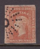 [Queen Victoria - 4 Winged "Stars" in Corners. Yellowish Paper,  Watermarked, type B10]