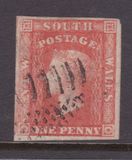 [Queen Victoria - 4 Winged "Stars" in Corners. Yellowish Paper,  Watermarked, type B10]