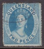 [Queen Victoria - As Previous, Rough Perforation, type A13]
